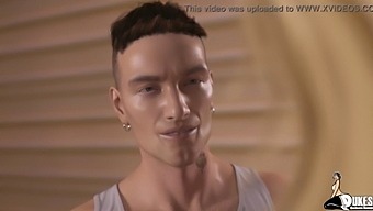 A Mature Biker Mom Indulges In Solo Pleasure With Her Stepson Upon His Release From Prison, Featuring Cartoon Animation And Fetish Elements