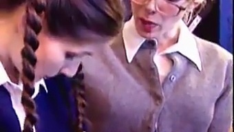 Young Teacher And Student Explore Lesbian Intimacy