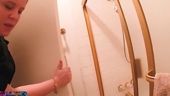 Curvy Stepmom'S Sexual Encounter With Stepson In Restroom Post-Church