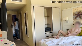 Hotel Maid Consents To Jerk Off A Public Flasher In Front Of Her