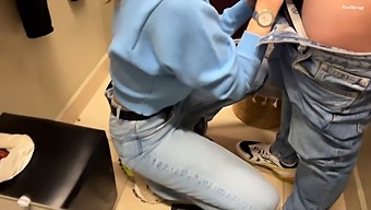A Real Creampie In The Gym! Cum In My Tight Pussy While I Work Out. Feralberryy