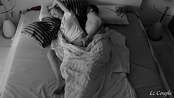 Intimate Morning Love Session Of A Couple Caught On Secret Camera In Their Bedroom