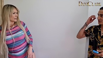 Amateur Threesome With A Busty Stepmom