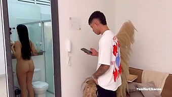 Stepson Caught Spying On Step Sister'S Big Ass