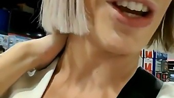 A Mature Woman Seeks Pleasure In A Shopping Mall And Receives Intense Anal Sex From A Young Man