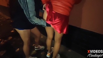 Two Argentinian Babes Indulge In Some Public Playtime