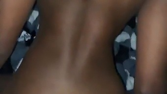 Young Ebony Teen Struggles With Tightness During Amateur Sex Session